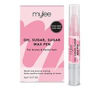 Mylee Oh, Sugar, Bolígrafo de Cera de Precisión + 20 Bandas Depilatorias - Depilación Profesional con Fórmula de Azúcar sin Calor, para Cuerpo, Cara y Línea del Bikini, Vegana y Libre de Crueldad