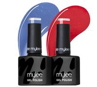 Mylee Set de Esmalte de Uñas en Gel Semipermanente 2x8ml [Best In Class] - In Session Collection - UV/LED Nail Art, Manicure y Pedicure, Uso Profesional y Doméstico [Otoño/Invierno 2025]