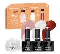 Mylee Set de Esmalte de Uñas en Gel Semipermanente French Pearl Trio con Estampador 3x8ml [The Merry Mess] - Bake Me Happy Collection - UV/LED Manicure, Uso Profesional y Doméstico [Navidad 2025]