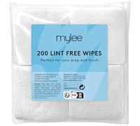 Mylee Toallitas de uñas sin pelusa x200, almohadillas suaves y absorbentes