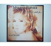 Mylene Farmer - Mylene Farmer Maxi 45Tours vinyle Ainsi Soit Je réédition