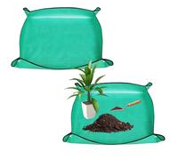 MYLERCT Estera de Plantación 2 Piezas Jardinería Almohadilla Engrosadas, 66 cm y 75 cm Cuadrados, con Hebilla de Plástico, Potting Mat Plegable, para Cultivar Plántulas y Reemplazar Tierra