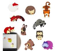 MYLERCT Imanes Nevera, Confezione da 10 Imanes de Nevera de Animale 3D, Dibujos Animale Imanes Adatto per Frigoriferi e Lezioni con Lavagna In Aula