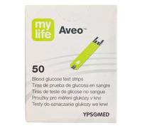 Mylife Aveo Tiras Reactivas Glucosa 50 Unidades - Medición De Glucosa