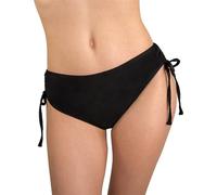 MYLILY Braga Bikini Mujer con Cordones | Braga Bikini Negro Mujer | Bragas Bikini baño con Volantes | Bragas de Bikini (M)