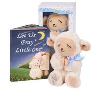 MyMateZoe, Regalos de bautismo de cordero en oración para niños con libro de oración Let Us Pray Little One, bautizo y bautismo para niños