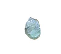 MYMEO Anillo ajustable de piedra cruda de color dorado, cristal de fluorita natural, amatistas, citrinos, Resizable, Piedra Piedra preciosa Cobre, Fluorita