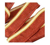 MYMERCERIE - Bobina de 25 m con flecos, 30 mm, color burdeos