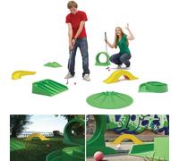 MyMinigolf Easy Set Completo Set Con 5 Obstáculos, 1 Raqueta, 2 Pelotas