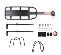 MYMM Bicicletas Parrilla Portaequipajes/Soporte de Bicicletas/Bastidor Trasero de Bicicleta con Logotipo Reflectante, 50kg / 110lbs Carga