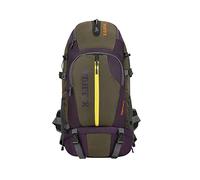 MYMM Mochila de senderismo 45L, bolsa de montañismo impermeable y ligera, mochila duradera para deportes al aire libre, montañismo, camping, pesca, viajes, equitación (Púrpura)