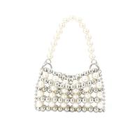 myMo at night Bolso de mano plata / blanco perla One Size plata / blanco perla