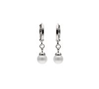 myMo at night Pendientes plata / blanco perla One Size plata / blanco perla