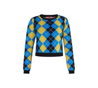 myMo ROCKS Jersey 'Ucy' azul / miel / negro / blanco L azul / miel / negro / blanco