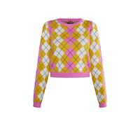 myMo ROCKS Jersey 'Ucy' mostaza / eosin / negro / blanco L mostaza / eosin / negro / blanco