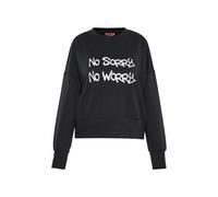 myMo ROCKS Sudadera negro / blanco L negro / blanco