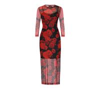 myMo ROCKS Vestido 'Valentine's Day' rojo rubí / negro, Talla 38