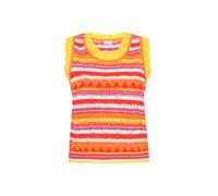 MYMO Top de punto amarillo / naranja / rojo / blanco XS EUR