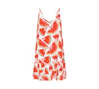 MYMO Vestido de verano 'Spring Summer' verde oscuro / rojo / negro / blanco 36 verde oscuro / rojo / negro / blanco