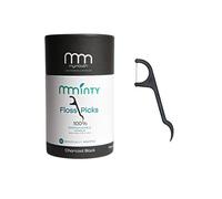 MyMouth - Palillos de hilo dental natural, 45 palitos de dientes ecológicos, sabor a menta, aprobado por dentistas