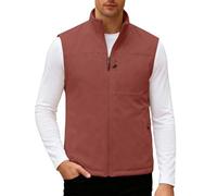 Mymyguoe Chaleco de forro polar para hombre, chaleco de pesca con muchos bolsillos, chaleco cargo sin mangas, chaleco funcional informal, caza, camping, fotografía, chaleco deportivo, camping