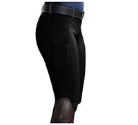 Mymyguoe Mujer Pantalones Mallas Elásticas Montar A Caballo Pantalones Jodhpur Mallas de Montar de Rendimiento Flex Leggings de Yoga Escuela Deportivos Ecuestres Pantalones