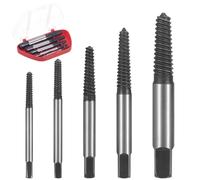 Mynoozi Juego de 5 extractores de tornillos profesionales, kit de extractor de tornillos M3-M18 para tornillos dañados y tuberías