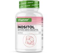 Myo-inositol 1500 mg al día - 240 cápsulas veganas de alta dosis - Inositol puro como componente importante del metabolismo celular - Sin aditivos innecesarios