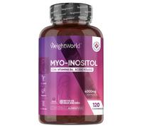 Myo-Inositol 4000 mg 120 comprimidos - Fórmula con Vitamina B6, Ácido Fólico y Cromo para el Bienestar Femenino