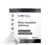 Myo Inositol 4000 mg. Pack de 600 g. para 5 meses de tratamiento. Regulador hormonal 100% Vegano. Myo-Inositol para ayudar frente al SOP o PCOS. Fabricado en España por HIVITAL