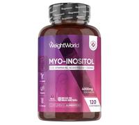 Myo Inositol 4000mg - 120 Comprimidos - Con Cromo, Ácido Fólico y Vitamina B6 que Contribuye a Regular la Actividad Hormonal (EFSA) - Suplemento apto para Veganos y Sin Gluten