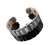 MYobu 20 * 12mm 18 * 11 mm 14 * 8mm W6920046 Correa de correa Pulsera de hombre Strap de acero inoxidable correas (Color : Noir, Size : 20X12mm)