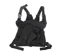 MYOBU Arnés de pecho Front Pack Bolsa Holster Chaleco Rig for By Way Radio Walkie Talkie L4md. Bolsa para walkie-talkie, One Color, Talla única