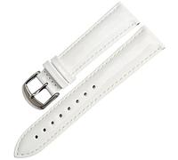 MYobu Correa de cuero 1 2mm 14mm 16mm 18mm 20mm Pulsera de correa Black Patent Strap Strap Watch Accesorios correas (Color : Wit, Size : 16mm)