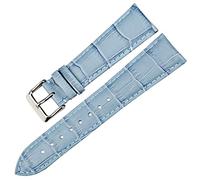 MYOBU Correa de cuero Purple Acessory Watch Strap 12mm 14mm 16mm 17mm 18mm 19mm 20mm 22mm correas (Color : Blu, Size : 22mm)
