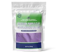 MYOC Brazilian Purple Clay - Pure Natural Cosmetic Grade | Ideal para máscaras faciales, soaps, scrubs & cosméticos formulations | 16 oz (454 g)