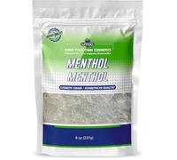 MYOC Cristales de mentol | Calidad cosmética pura para el cuidado de la piel, bálsamos, jabones, cuidado de labios, aromaterapia y formulaciones de bricolaje - 115 g / 4 oz