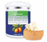 Myoc Mowrah Butter | Kosmetische Qualität | Natürliches Weichmachermittel für Haut- und Haarpflege | Ideal für Lotionen, Cremes, Balsame, Seifen und DIY-Schönheitsprodukte - 500 g