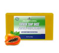 MYOC Papaya Soap Base - Natural Cosmetic Grade | Ideal for DIY Soap Bars, Melt & Pour Soap, Bath Products & Cosmetic Formulations | 1 kg (35.27 oz)