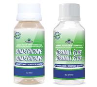 MYOC Paquete combinado: Dimeticona - 120 ml / 4.05 fl oz & Germall Plus | 240 ml / 8 fl oz - Base de formulación natural preservada