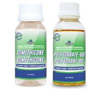 MYOC Paquete combinado: Dimeticona - 120 ml / 4.05 fl oz y polisorbato 8 | 120 ml / 4.05 fl oz - Base cosmética suave y sedosa