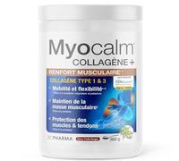 MYOCALM COLLAGÈNE POUDRE 360 g - 3C Pharma - Renforcement Musculaire Collagène Type 1 et 3 Muscles et Tendons Récupération Musculaire Mobilité et Flexibilité