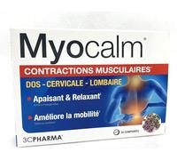 MYOCALM CONTRACTIONS - Solución Especial para Contracciones Musculares en la Espalda, Lumbar y Cervical | Prevención y Alivio Efectivos con Extractos de Plantas | 30 Cápsulas - 3C PHARMA