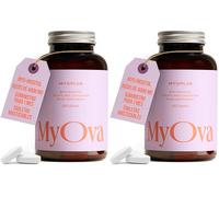 MyoPlus - Suplemento de myo-inositol para el SOP (PCOS) - 4000 mg de folato y 100 mg de cromo - Inositol en cápsulas - 120 cápsulas veganas - Fabricado en el Reino Unido por MyOva (Paquete de 2)