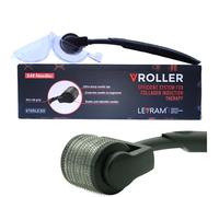 MYORA Derma Roller profesional de 1,5 mm con 540 microagujas de titanio para activador de barba, regeneración del cabello, para caída y engrosamiento del cabello, para cuero cabelludo y barba, fácil
