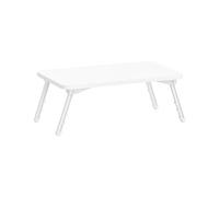Myoshome - Mesa Plegable Ordenador en Cama y Sofá, Mesa Cama para Desayuno, Mesa Plegable Ordenador Sofa, 60 x 36 x 24 cm Blanca. Nun