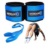 Myosource Kinetic Bands Tumble Pro X - Kit de correas de tobillo - Equipo de animadora de pie, entrenador de resorte trasero de gimnasia, incluye correa elástica de acrobacias de flexibilidad, color