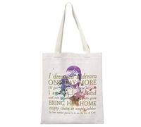 MYOSPARK Les Aesthetic Miserables Quote Broadway - Bolsa de lona musical para fanáticos del teatro musical, regalo de un día más, Bolsa de mano de Reino Unido L Dreamed, 正常