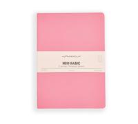 myPAPERCLIP NeoBasic B5 - Cuaderno liso | 160 páginas, 80 g/m², tapa blanda de 250 g/m², B5 (17,6 x 25 cm) | Rosa