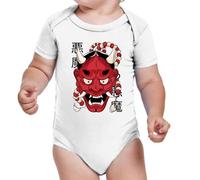 MyPato Body de Bebe Arte Demonio Fuego,Miedo,Demonios 001 9 Meses